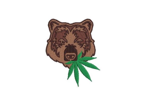 Bear with Marijuana Leaf Embroidery Review