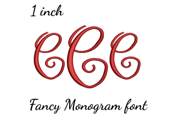 C Monogram Font Fancy Review for Craft Fair Products