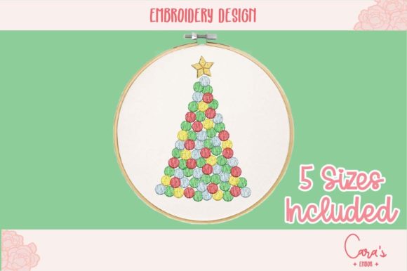Christmas Tree Balls Embroidery Review
