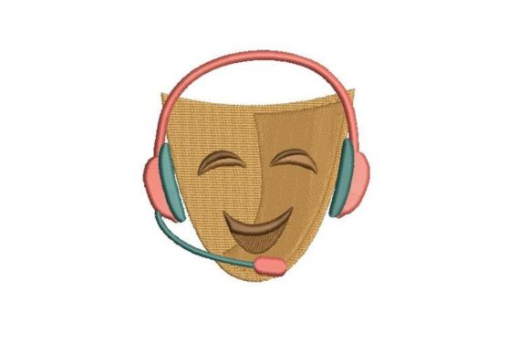 Comedy Drama Mask Embroidery Review