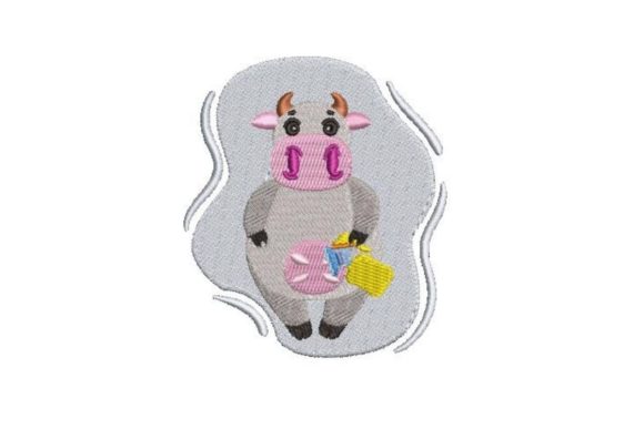 Cow with a Breast Pump Embroidery Review
