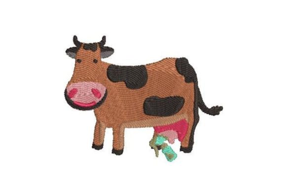 Cow with Breast Pump Embroidery Design Review