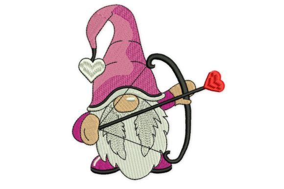 Cupid Valentine's Day Gnome Embroidery Review