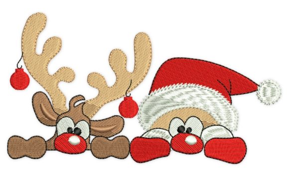 Deer and Santa Embroidery Review