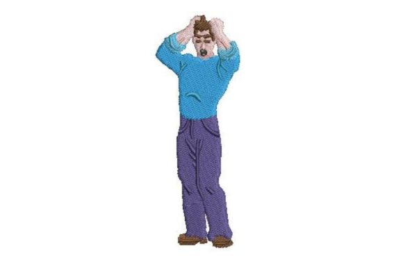 Frustrated Man Embroidery Review