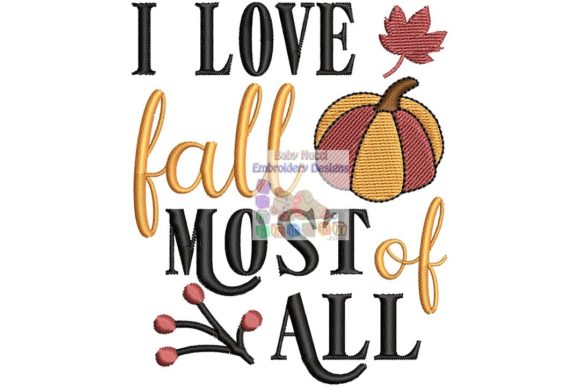 I Love Fall Embroidery Design Review