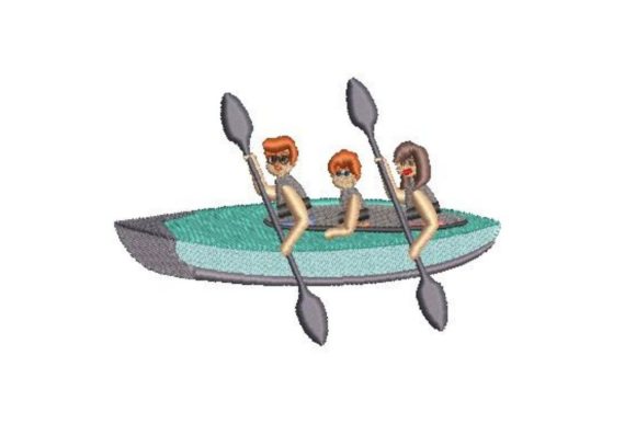Kayaking Family Embroidery Review
