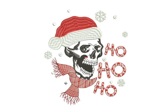 Merry Christmas Skeleton Embroidery Design Review