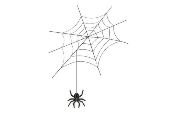 Spider Web Halloween Embroidery Review