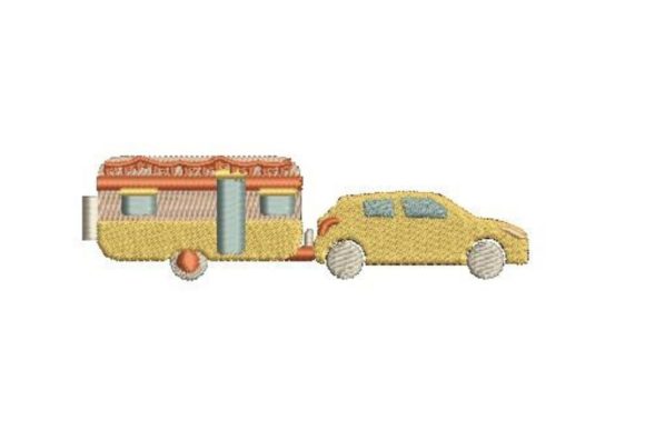 Vintage Camping Trailer Embroidery Review