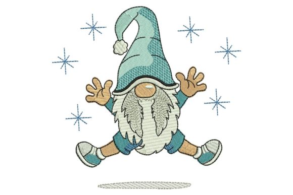 Winter Happy Gnome Embroidery Review
